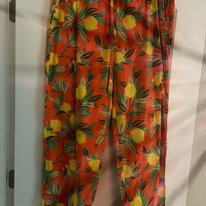 PRINTFRESH Orange Marmalade Lemon Zest SIZE XL Pants only I don’t have the shirt